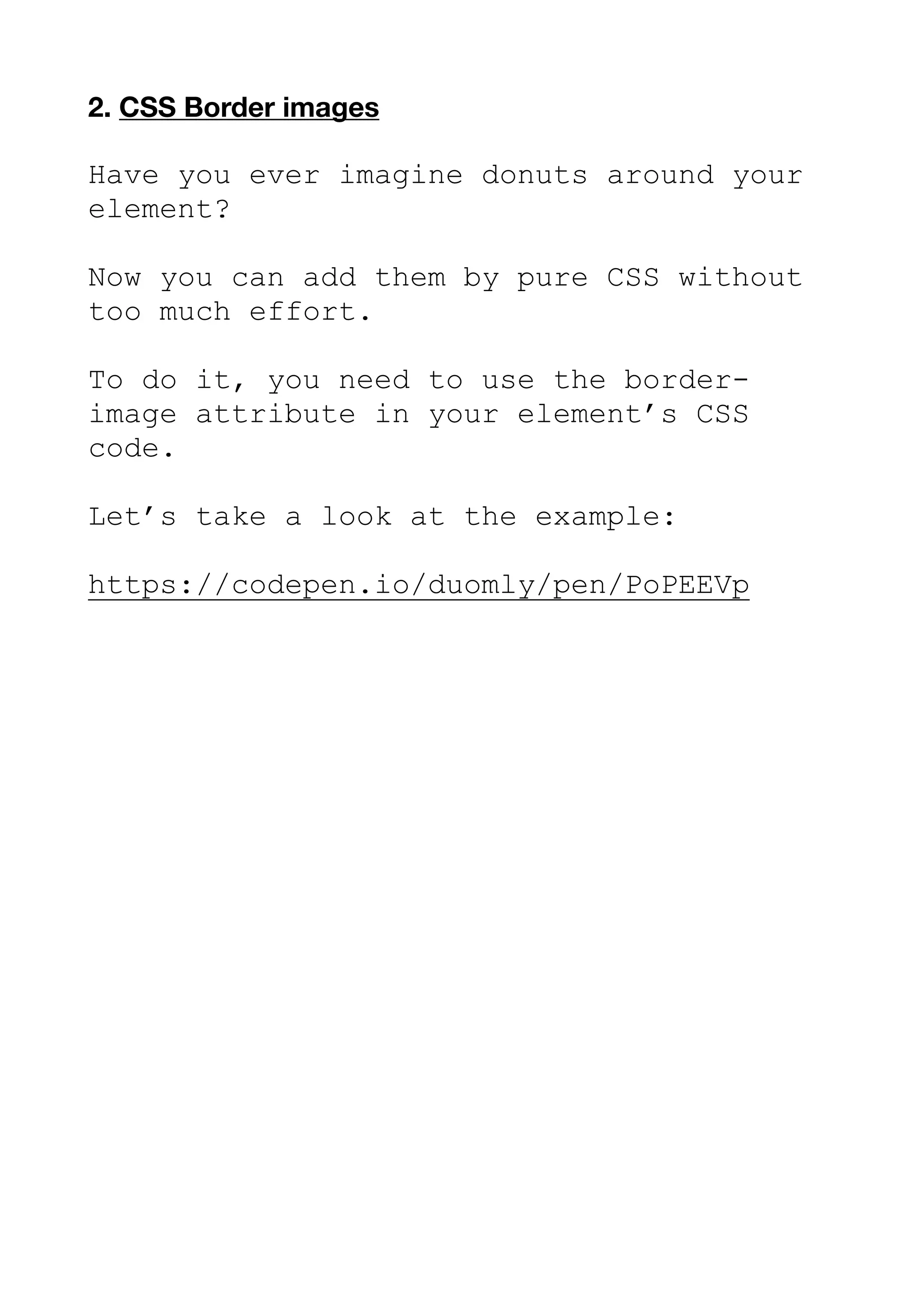 Css border examples | PDF