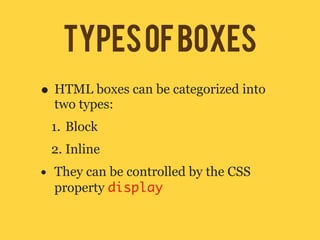 CSS Box Model | PDF
