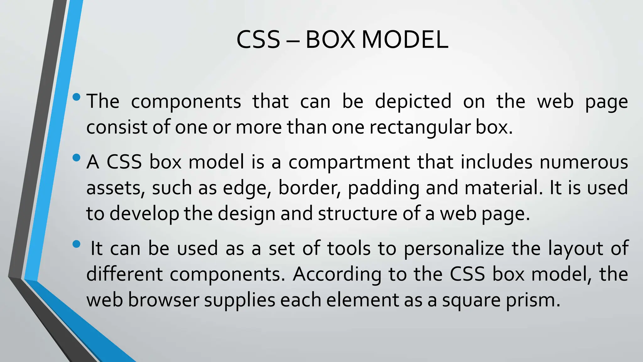 CSS BOX MODEL | PPT