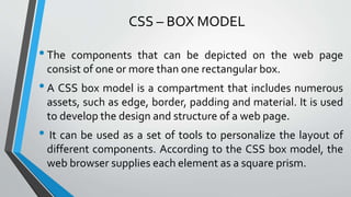 CSS BOX MODEL | PPT