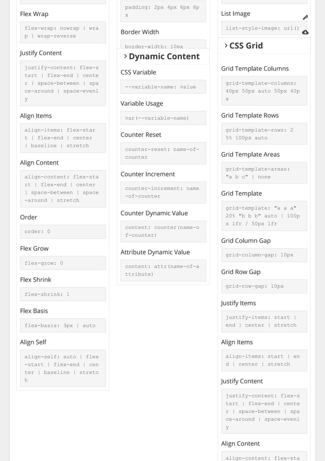 Css cheat sheet | PDF | Web Design and HTML | Internet