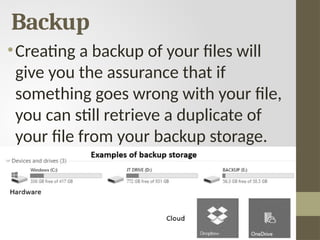 Backup Files Computer Science Computer System Servicing Computer Maintenance.pptx