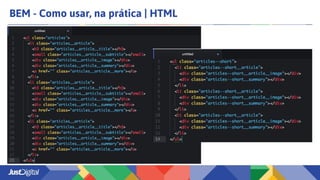 BEM - Como usar, na prática | HTML
 
