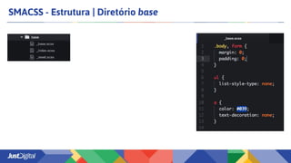 SMACSS - Estrutura | Diretório base
 