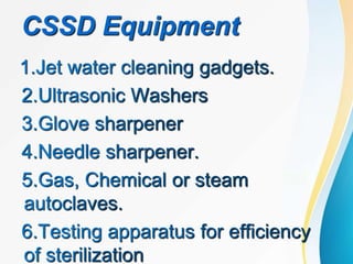 CSSD Equipment
 