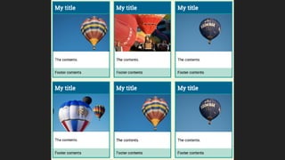 .grid {
display: grid;
max-width: 960px;
margin: 0 auto;
grid-template-columns: repeat(3, 1fr);
grid-gap: 20px;
}
CSS Grid
Creating a three column layout with
CSS Grid.
https://codepen.io/rachelandrew/pen/XgdydE
 
