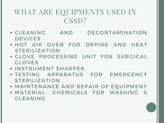 CSSD EQUIPMENT .. AS AN INCORPORATED UNIT INSIDE CLINICS AND MEDICAL ...