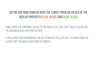Css display | PDF