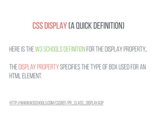 Css display | PDF