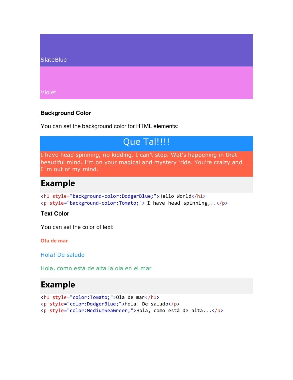 Css ejemplos y codigo 1