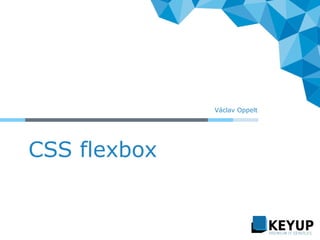 CSS flexbox
Václav Oppelt
 