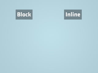 Block Inline
 