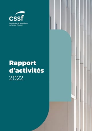 Rapport
d’activités
2022
 