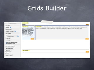 Grids Builder
 