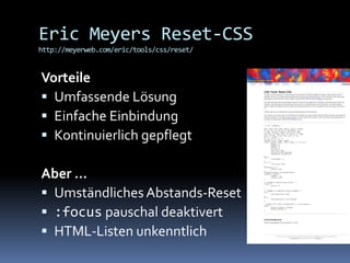 Css Frameworks - Ein Überblick (04/2008)