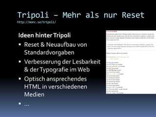 Css Frameworks - Ein Überblick (04/2008)