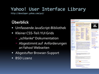 Css Frameworks - Ein Überblick (04/2008)