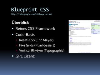 Css Frameworks - Ein Überblick (04/2008)