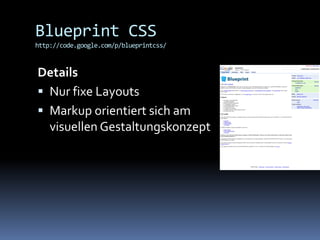 Css Frameworks - Ein Überblick (04/2008)