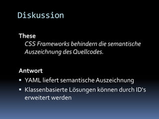 Css Frameworks - Ein Überblick (04/2008)
