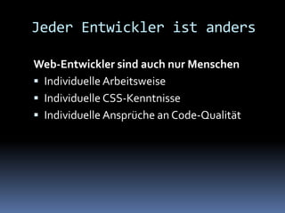 Css Frameworks - Ein Überblick (04/2008)