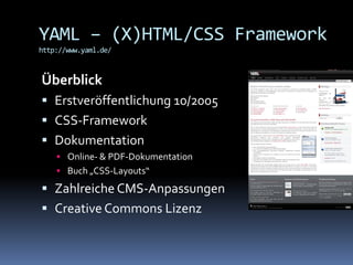CSS Frameworks (09/2008)