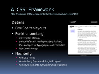 CSS Frameworks (09/2008)