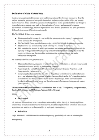 CSS Governance and Public Policies | PDF