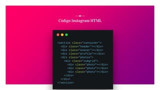 Código Instagram HTML
 
