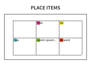 PLACE ITEMS
Title
Nav Lorem ipsum...
Ad
Adword
 