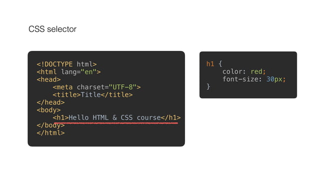 Intro to HTML and CSS basics | PDF