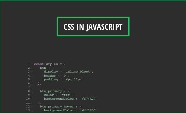 CSS in React