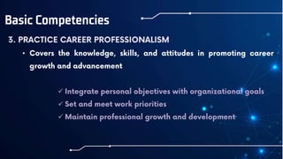 Basic Competencies
•



 