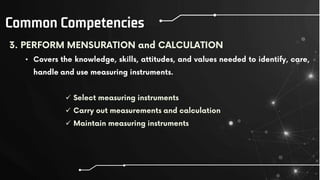 Common Competencies
•



 