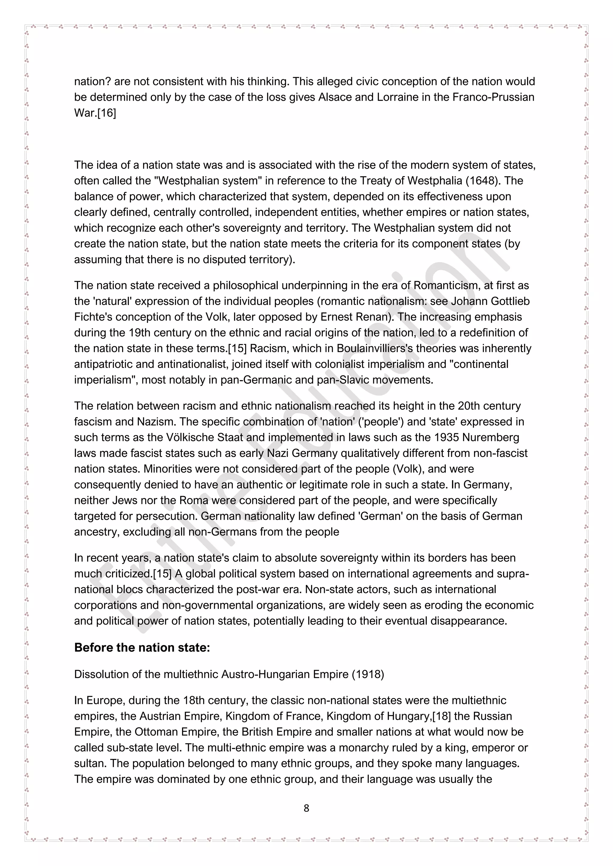CSS International Relations 2 Notes | PDF