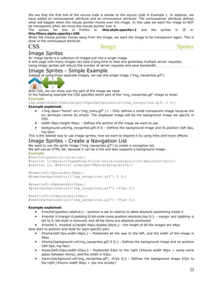 Onmouseover Example Css introduction | DOC
