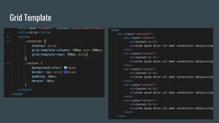 Grid Template
 