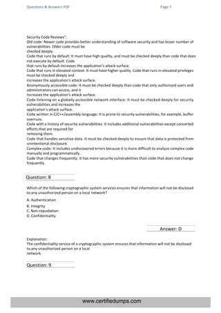 Ssl Sample Question Master the CSSLP Exam with 2025 Practice Questions & Strategy | PDF