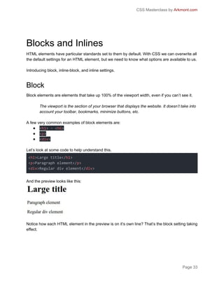 Css masterclass book | PDF