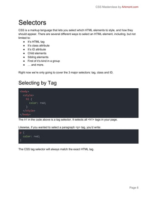 Css masterclass book | PDF