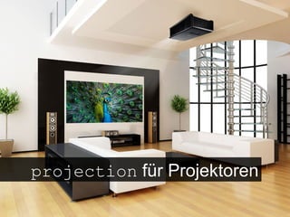 projection  für Projektoren 