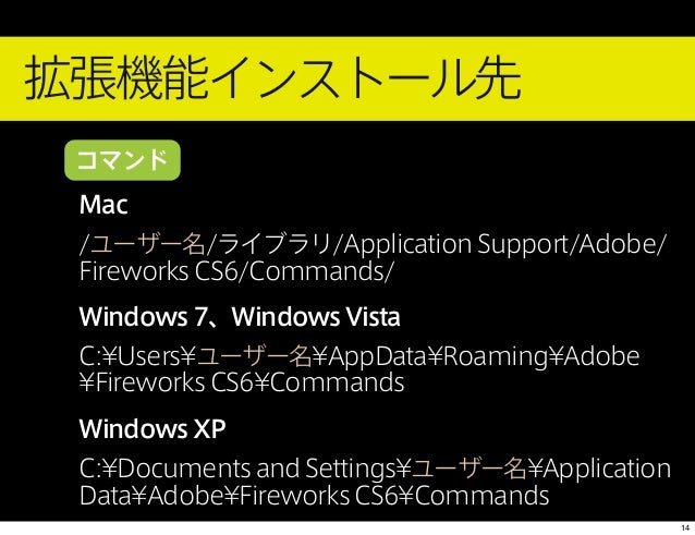 Fireworksの潜在能力を拡張機能で引き出そう Fireworksの潜在能力を拡張機能で引き出そう