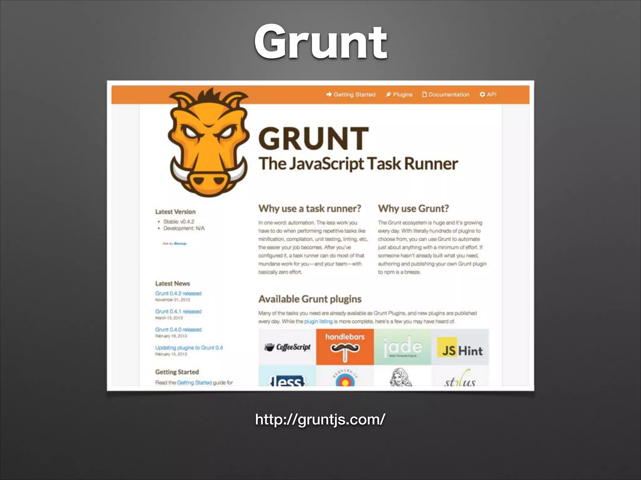 Grunt
http://gruntjs.com/
 