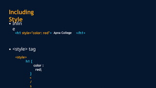CSS (Cascading Style Sheets) is a markup language used to style and lay ...