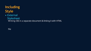CSS (Cascading Style Sheets) is a markup language used to style and lay ...