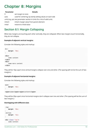 Css notes for professionals | PDF