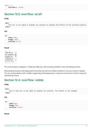 Css notes for professionals | PDF