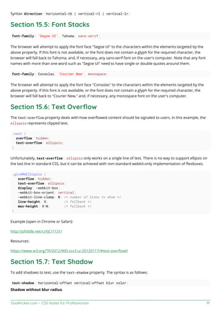 Css notes for professionals | PDF