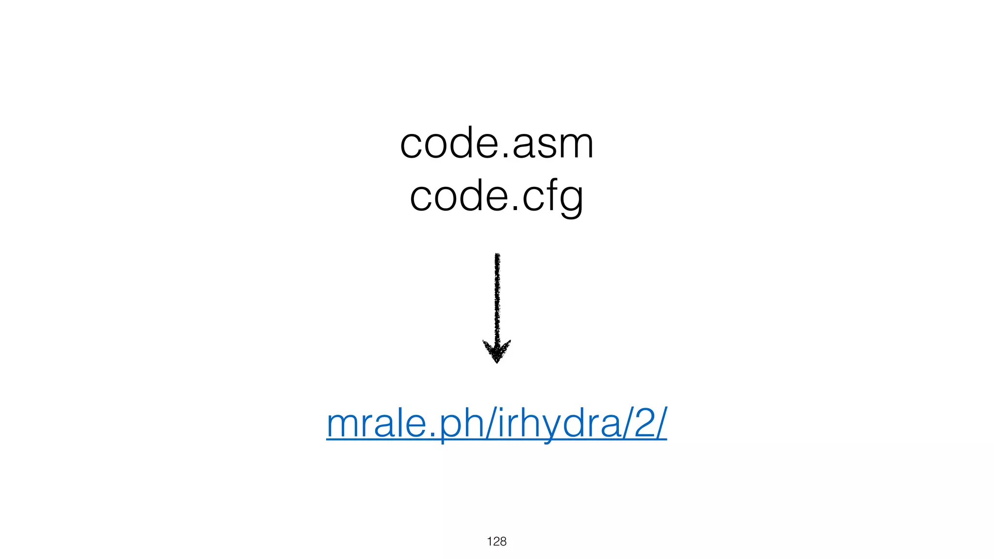 128
mrale.ph/irhydra/2/
code.asm
code.cfg
 