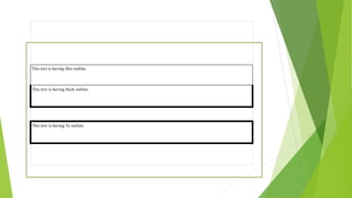 Css outlines | PPTX